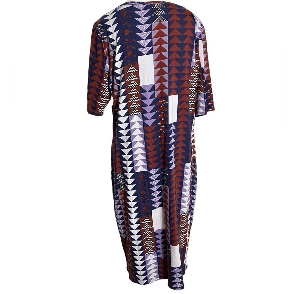 Lularoe Julia Fitted Geometric Pattern Knee-Length Dress NWT - Picture 2 of 13